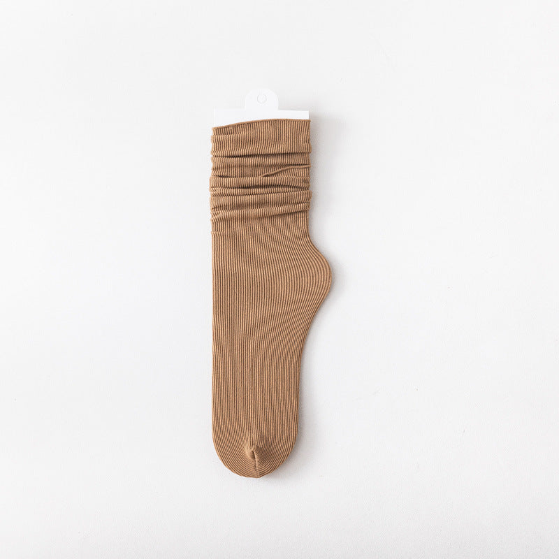 Women's Spring And Summer Thin Candy Color Socks