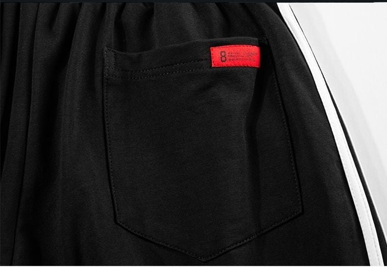 Herrenmodetrends Harlan Drei-Streifen-Hosen Lässige lange Hosen
