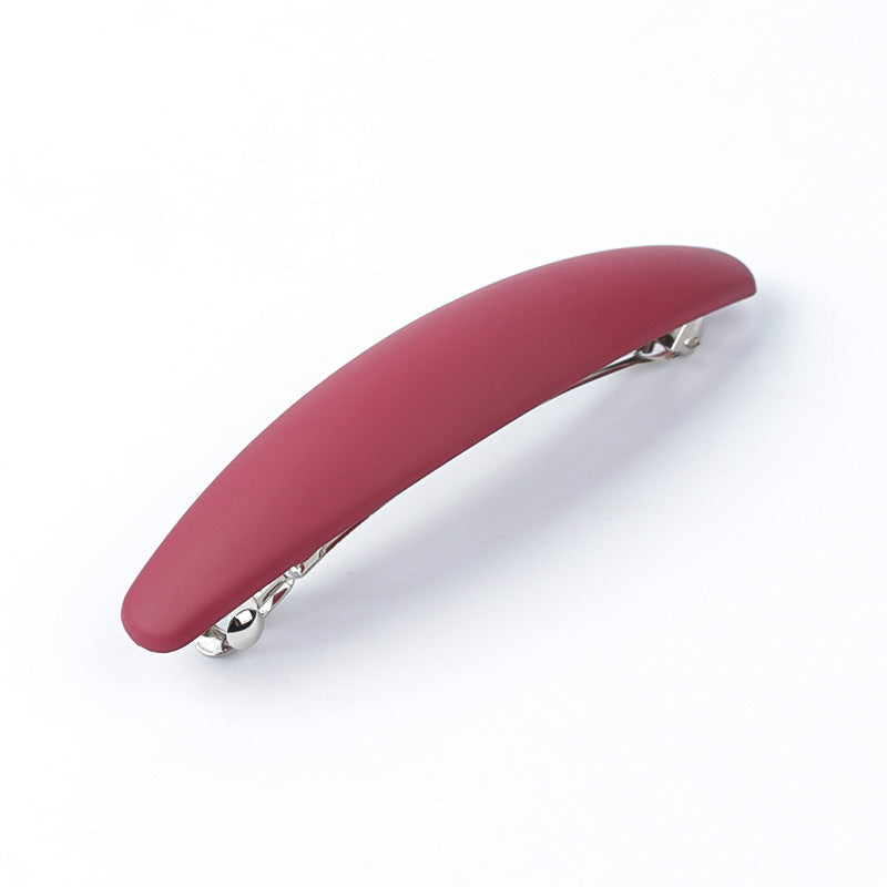 Bonbonfarbene Kopfbedeckung für Damen, mit Federclip, einfach, Retro