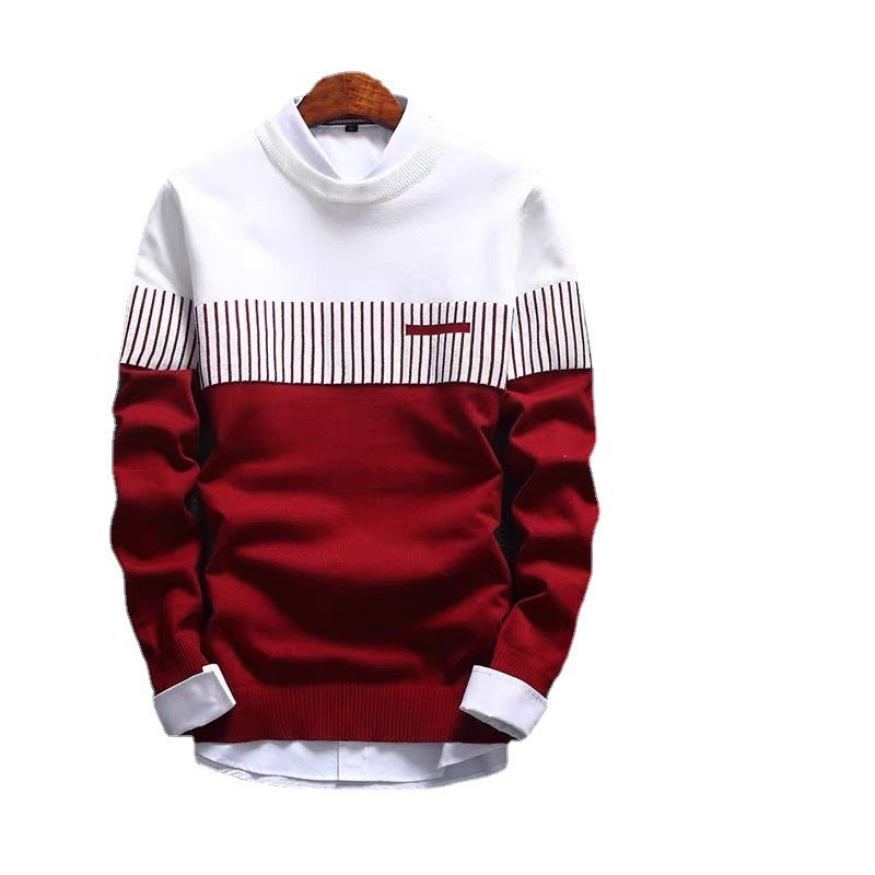 Herren Pullover mit Rundhalsausschnitt