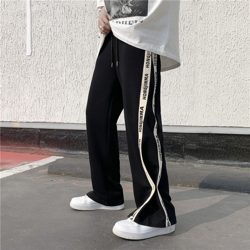 High Street Gerade, lockere, lässige, bodenlange Hose