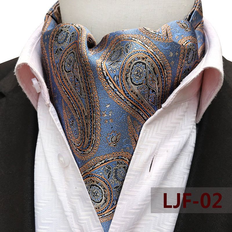 Herrenschal Jacquard Polyester Modisch und warm