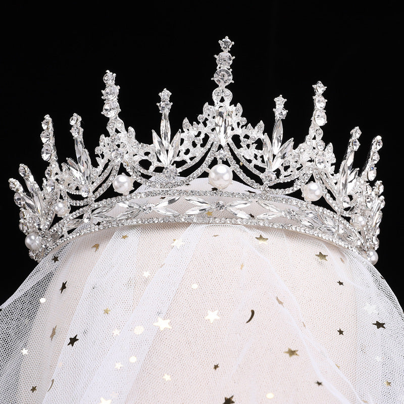 Zirkon Strass Studio Shooting Kopfbedeckung für Frauen