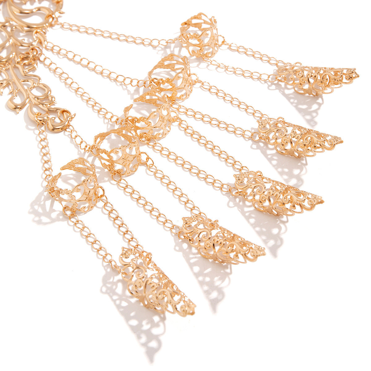 Hohles, konisches Fingernagel-Kappe-Fäustling-Armband für Damen