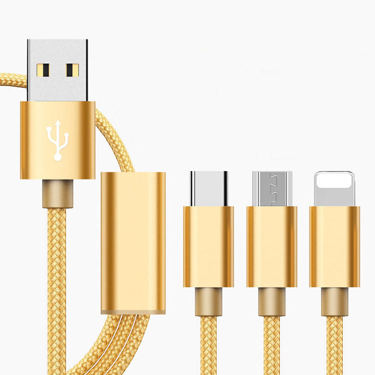 3-in-1-Ladekabel für Mobiltelefone