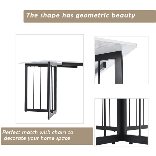 Modern Kitchen Table With Metal Frame ...