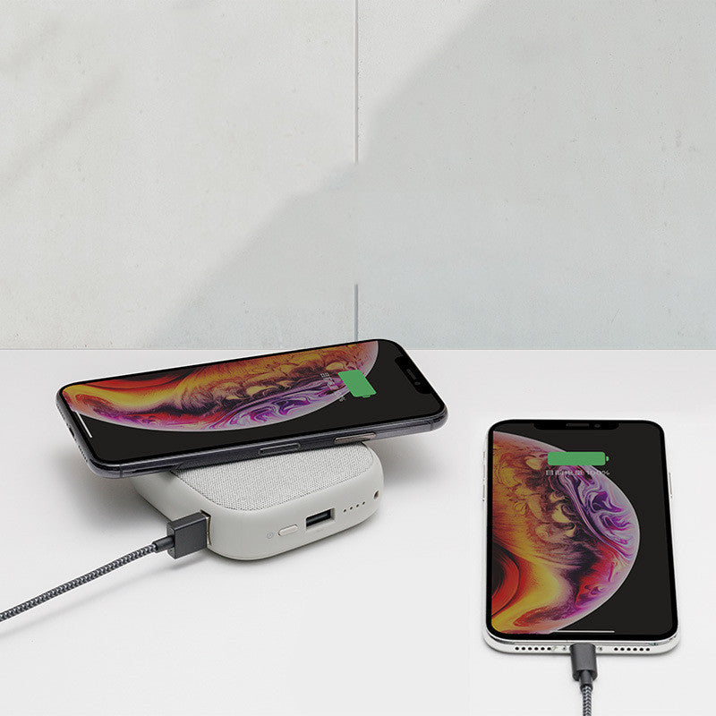 Kabellose Powerbank 10000 mAh, ultradünne, tragbare Mini-Powerbank