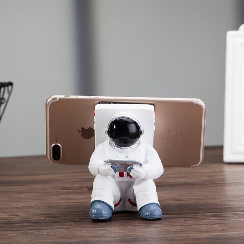 Einfacher Astronauten-Handyständer, Studenten-Desktop-Halter, süßer Raumfahrer-Handyhalter, kreatives Geschenk, kleine Schreibtisch-Dekoration