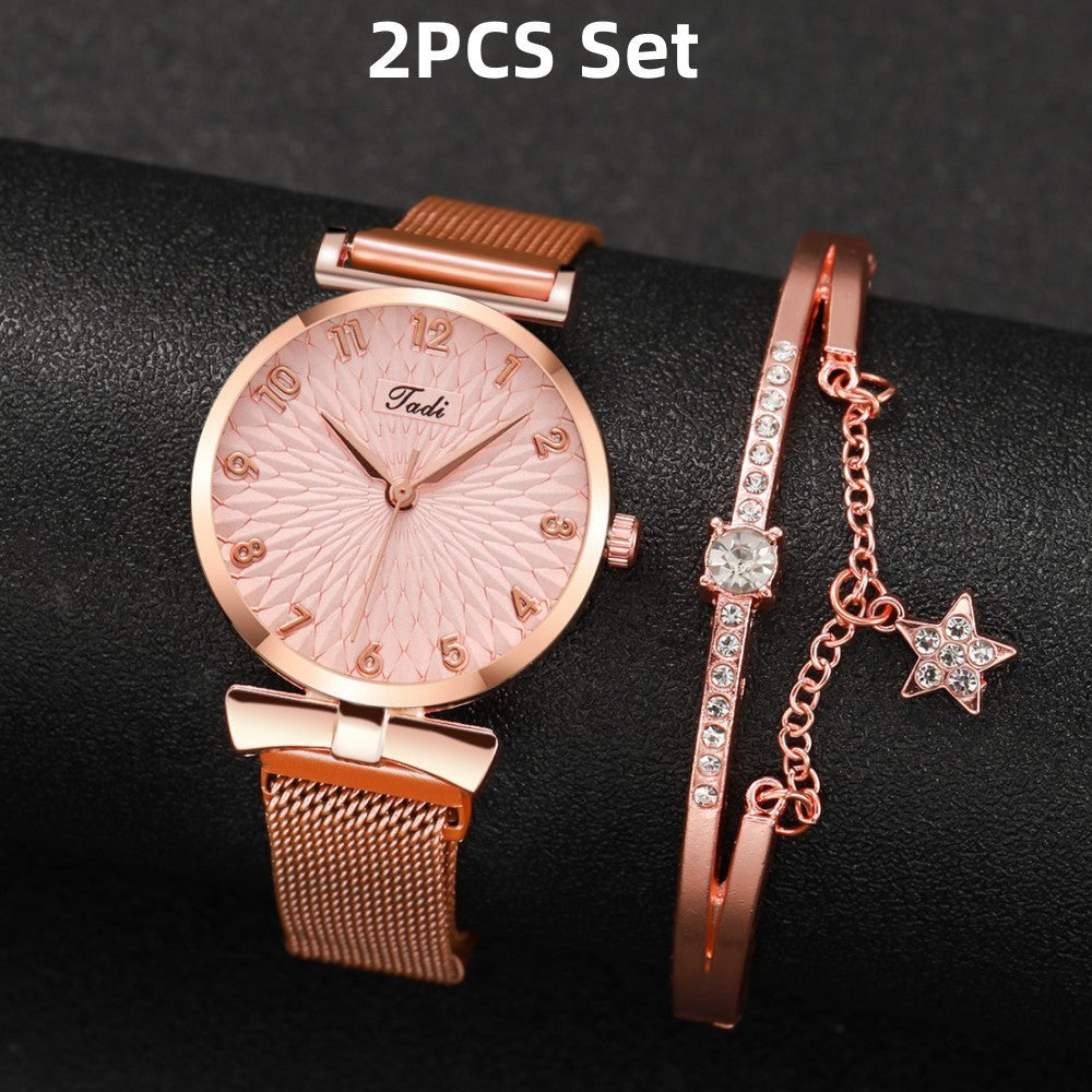 Anzug Damen Quarzuhr mit Armband