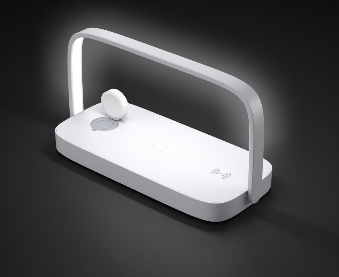 Drei-in-eins-Handy-Wireless-Ladegerät Kleine Nachtlampe