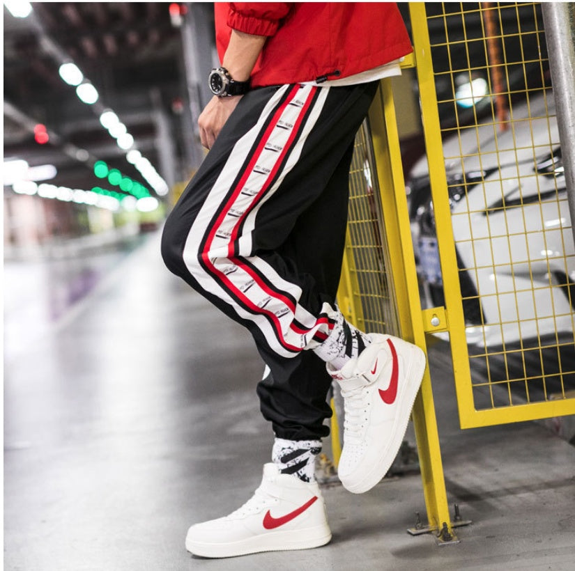 Harem Jogger Beam Foot Weatpants Hip Hop Lockere Hose für Herren