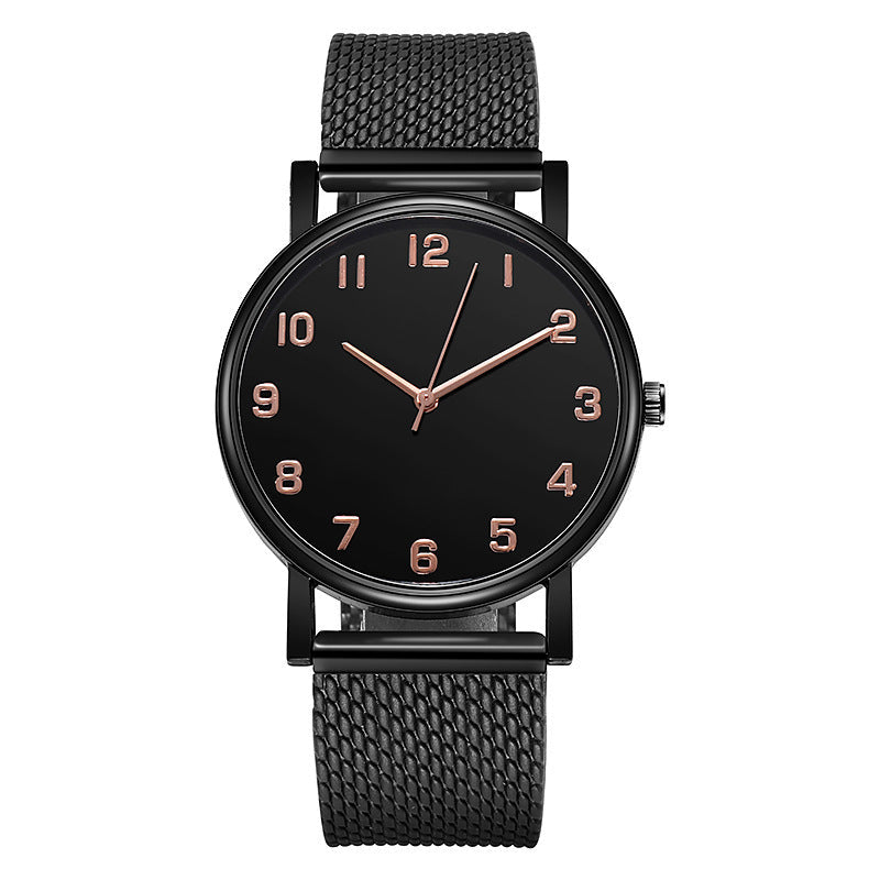 Damen Mesh Trap Quarzuhr Casual Einfache Digitale Damenuhr