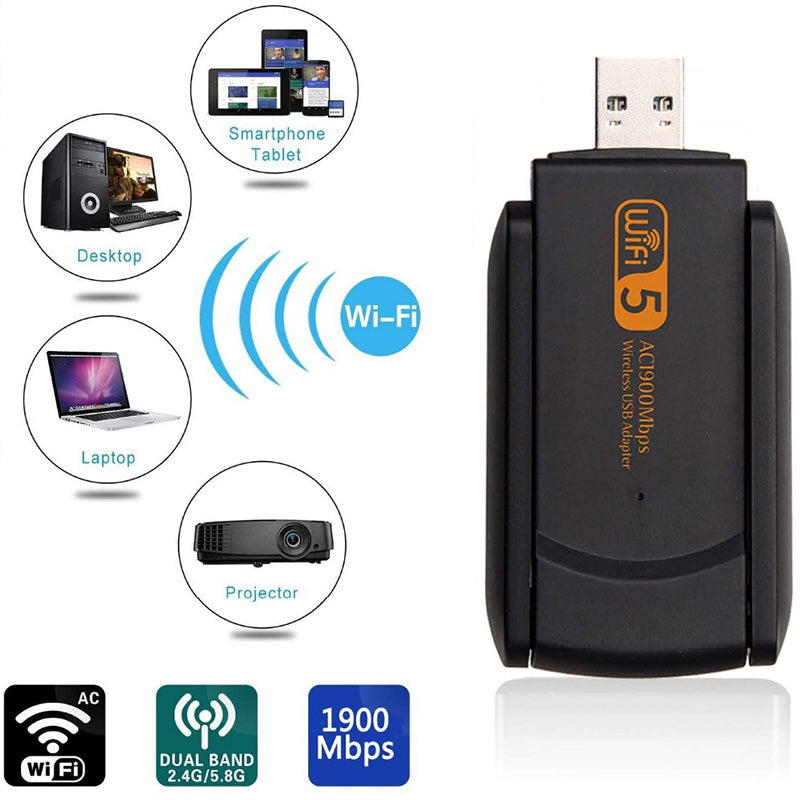 USB-Wireless-Netzwerkkarte Gigabit-freies Laufwerk