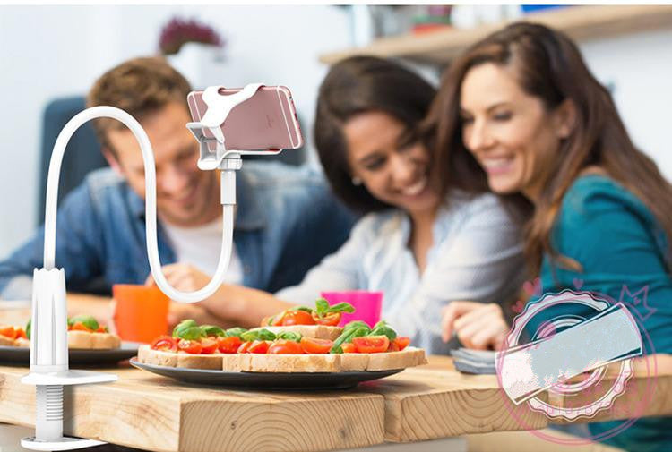 Kompatibel mit, flexiblem Desktop-Telefon-Tablet-Ständerhalter für iPad Mini Air für Lazy Bed Tablet PC-Ständer zur Montage großer Telefone