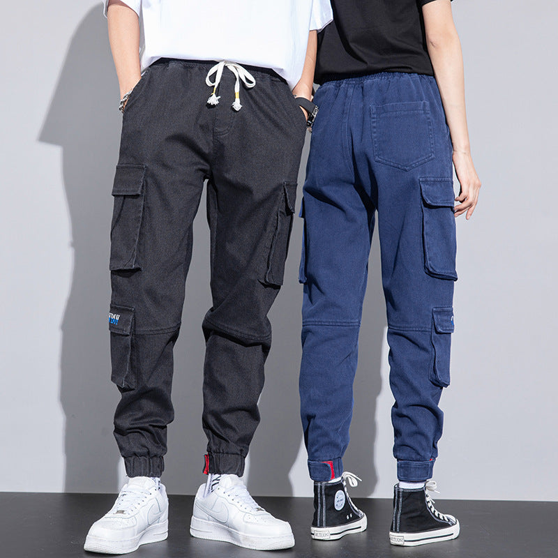 Casual Capris männer Frühling Koreanische Unisex Baumwolle Overalls