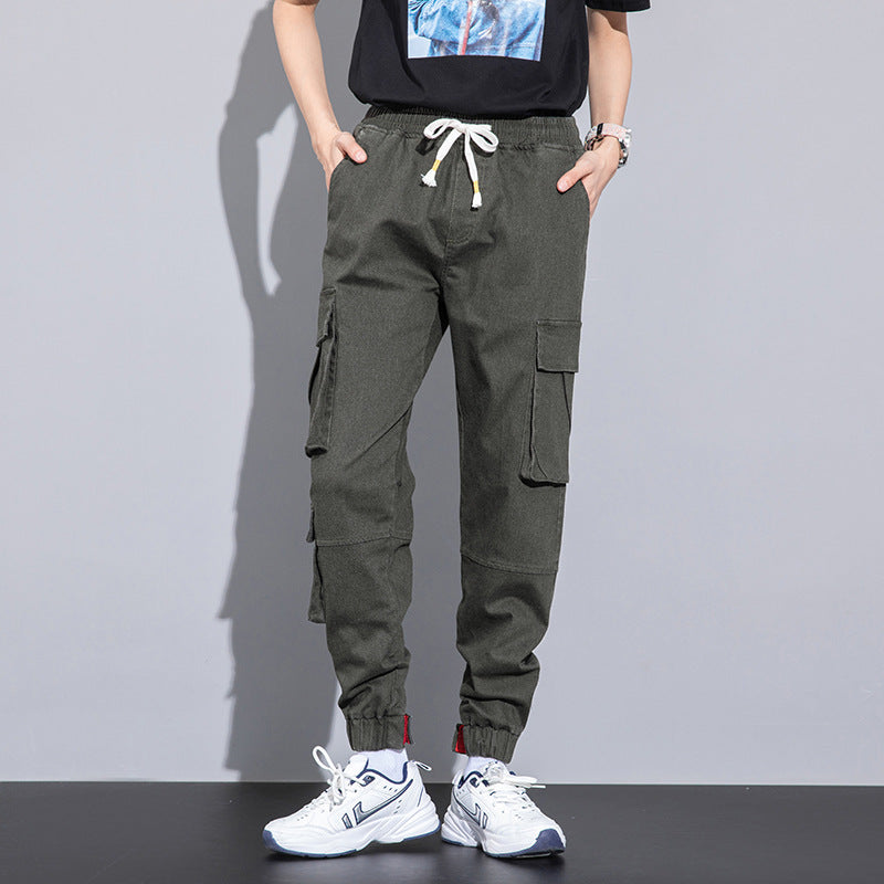 Casual Capris männer Frühling Koreanische Unisex Baumwolle Overalls