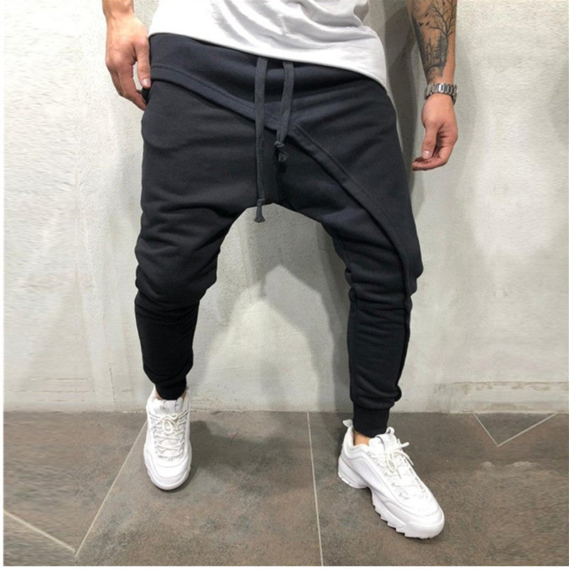 Jogginghose Hip Hop Jogginghose Schlank Casual Sport Kordelzug Hose Herren