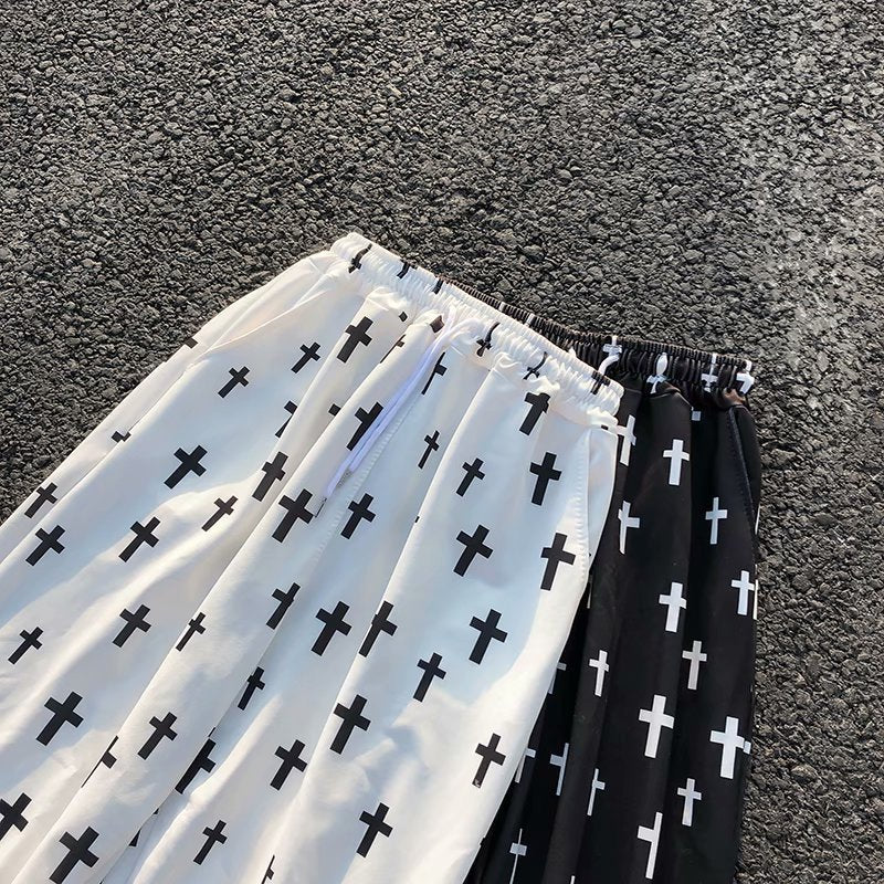 Hosen Herren Frühling Herrenschuhe Freizeithosen Herren Loose Korean Style Trendy Neun-Punkt-Hosen Trendy Brand Guard Pants Herren Trend