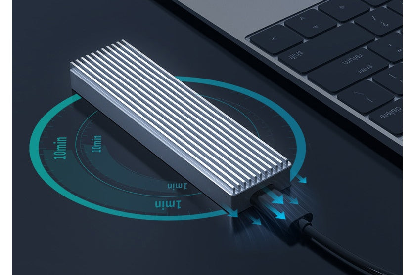M. 2 Festplattengehäuse Nvme Externer Festplattenleser Usb3.1 Solid State Mobile Festplattengehäuse Festplattengehäuse