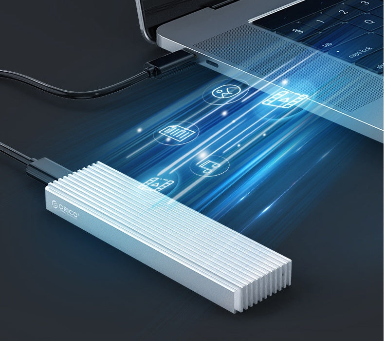 M. 2 Festplattengehäuse Nvme Externer Festplattenleser Usb3.1 Solid State Mobile Festplattengehäuse Festplattengehäuse