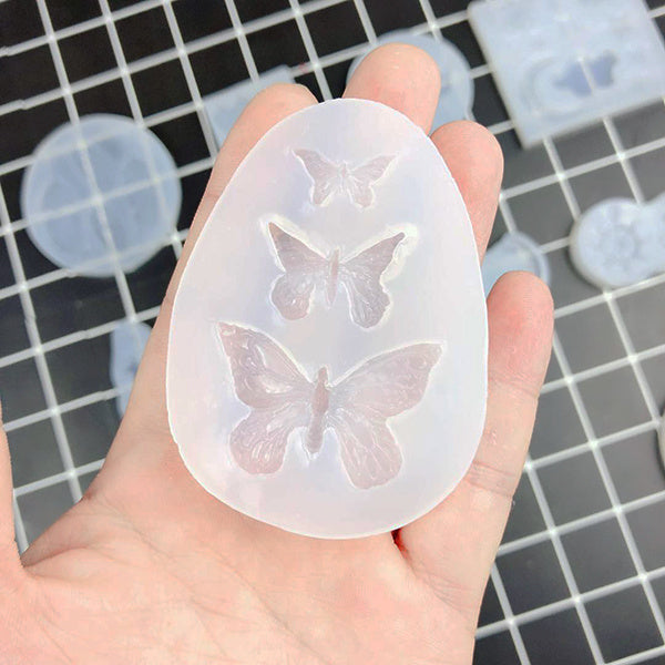 Fondant-Kuchen-Backform Flüssige Silikonform Kuchenformwerkzeuge Verschiedene kleine Schleifenformen