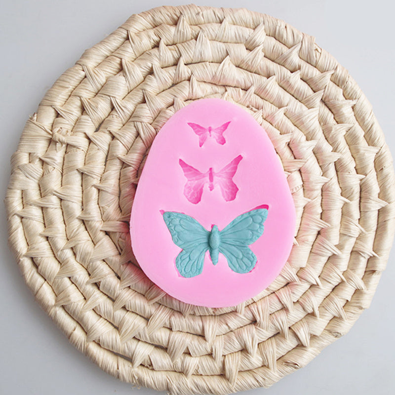 Fondant-Kuchen-Backform Flüssige Silikonform Kuchenformwerkzeuge Verschiedene kleine Schleifenformen