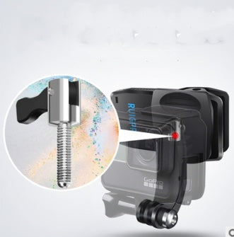 Für Go Pro Zubehör 360-Grad-Drehung Rucksack Tasche Clip Clamp Für Gopro Hero 9 8 7 6 5 4 Xiaomi Yi Für Sjcam Sj4000 Telefon