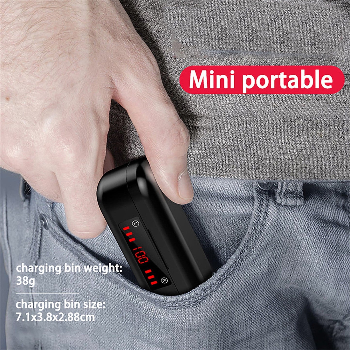Drahtloses Bluetooth-Touch-Headset Mini Binaural Cross Border Tws Batterieanzeige 5.0