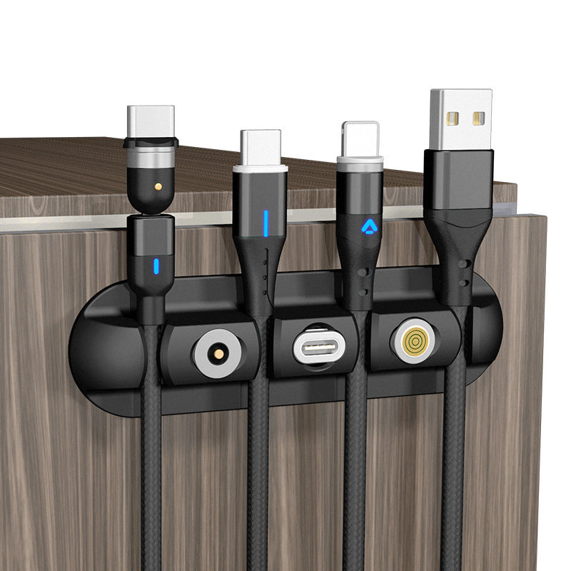 Desktop-Ladegerät Magnetischer Datenkabel-Organizer Weicher Kunststoff Kreative Geschenkaufbewahrung Fester Kabel-Organizer