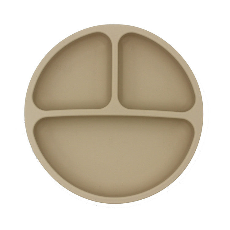 Silikon Baby Anti-drop Rutschfeste Essteller Lebensmittel Fach Platte