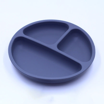Silikon Baby Anti-drop Rutschfeste Essteller Lebensmittel Fach Platte