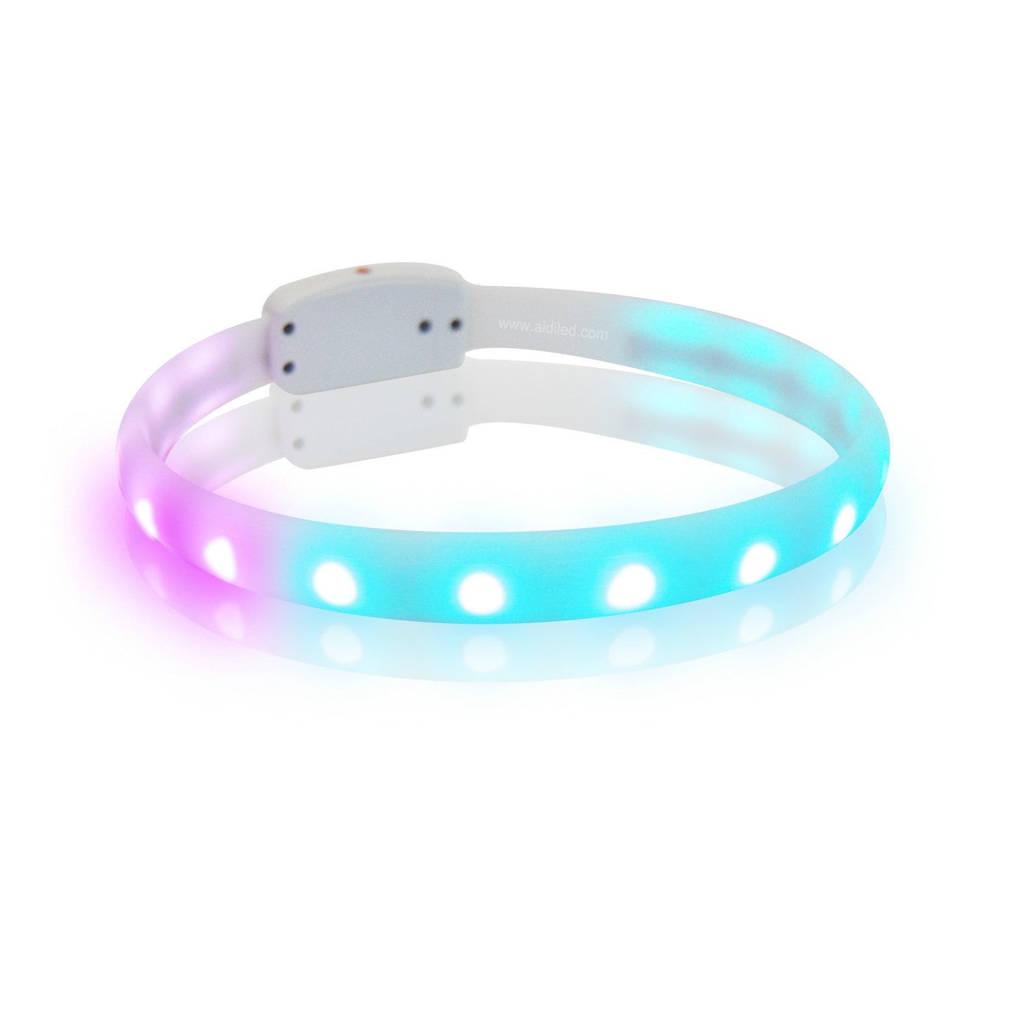 Flash-Halsband für Hunde USB-Aufladung Anti-Lost Silikon Halskette Haustierprodukte