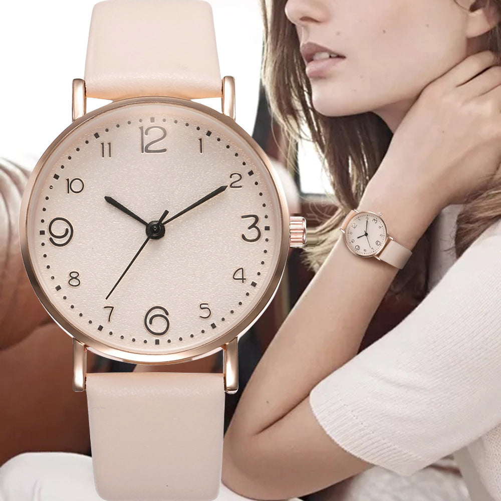 Lederuhr Quarzuhr