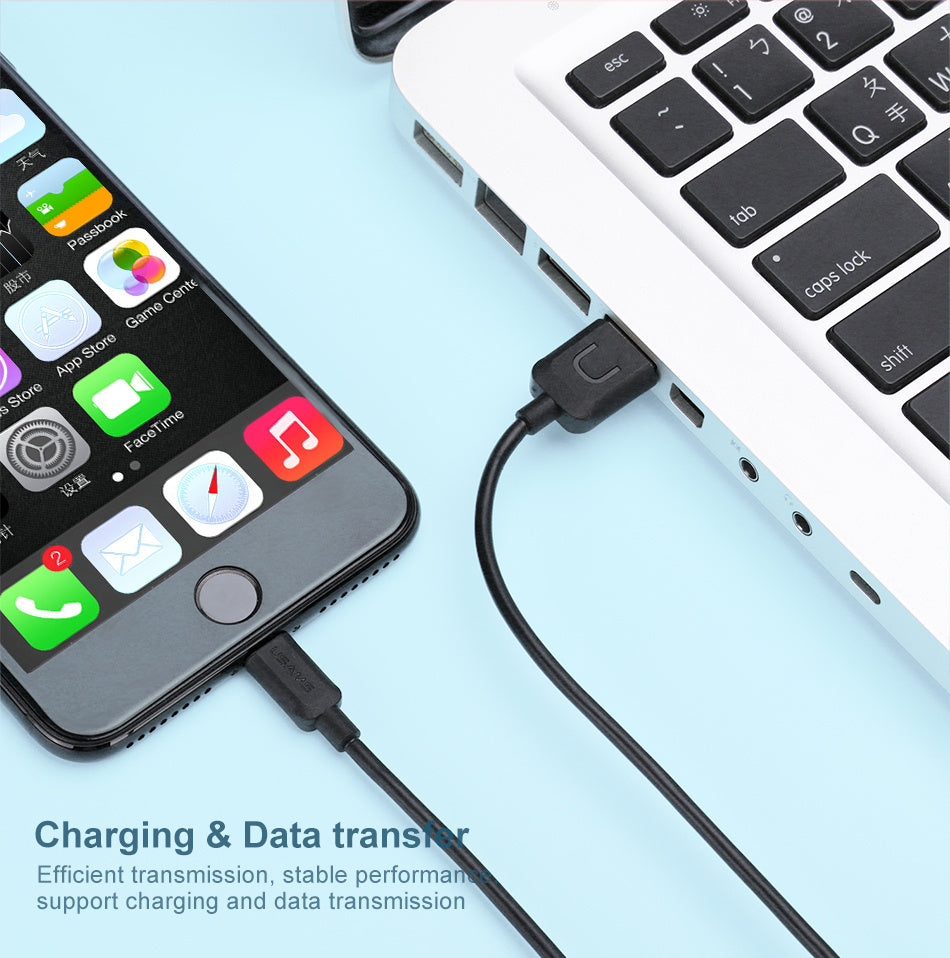 Kompatibel mit USB-Kabel für Ladegerät X 8 7 6 6s Plus 5 5s SE, 2A 1M Mobiles USB-Datenkabel für Kabel für Lightning-Kabel