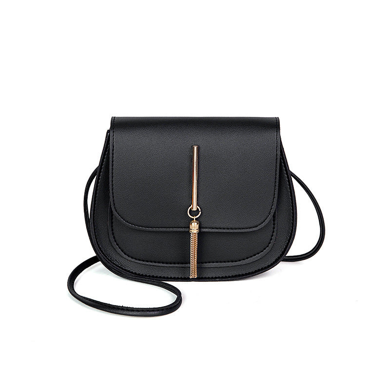 Tassel small round bag