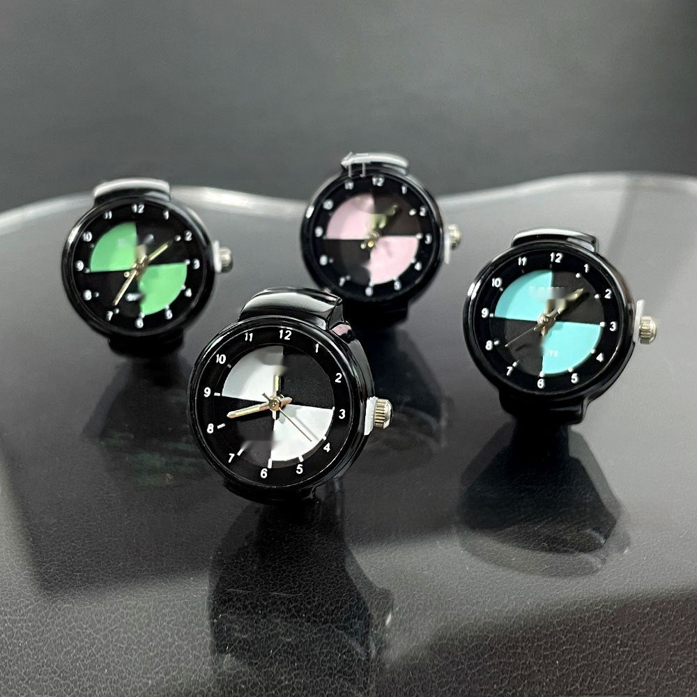 Neue leuchtende minimalistische kreative Ringuhr für Männer und Frauen