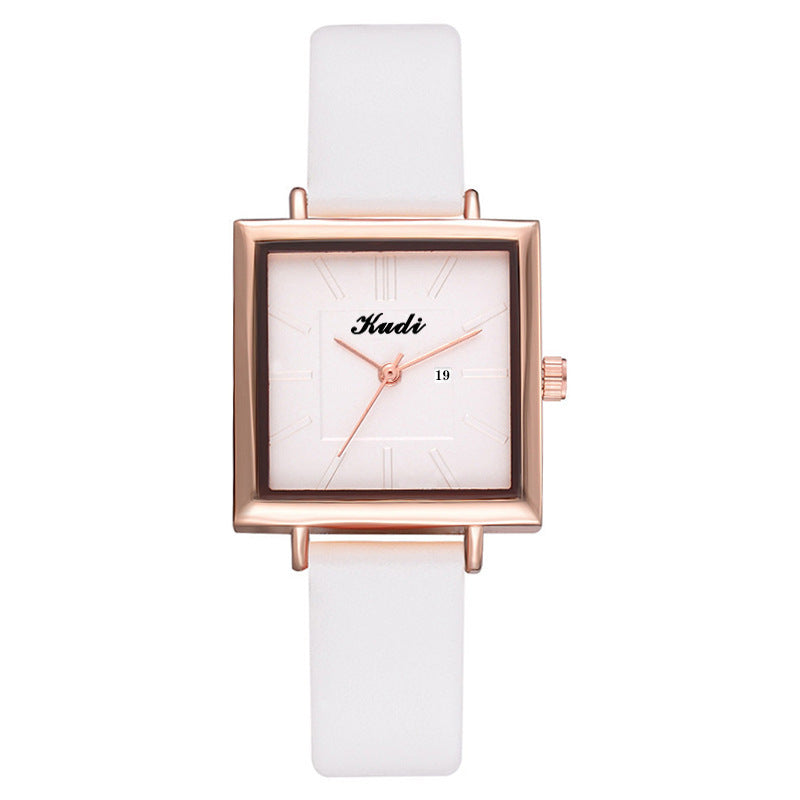 Kalender Square Fashion Student Armband Uhr