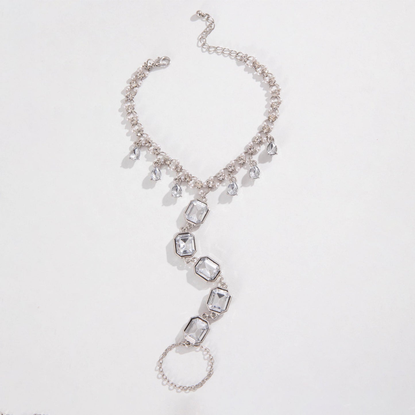 Diamant Quaste Fußkettchen Mode Elegant