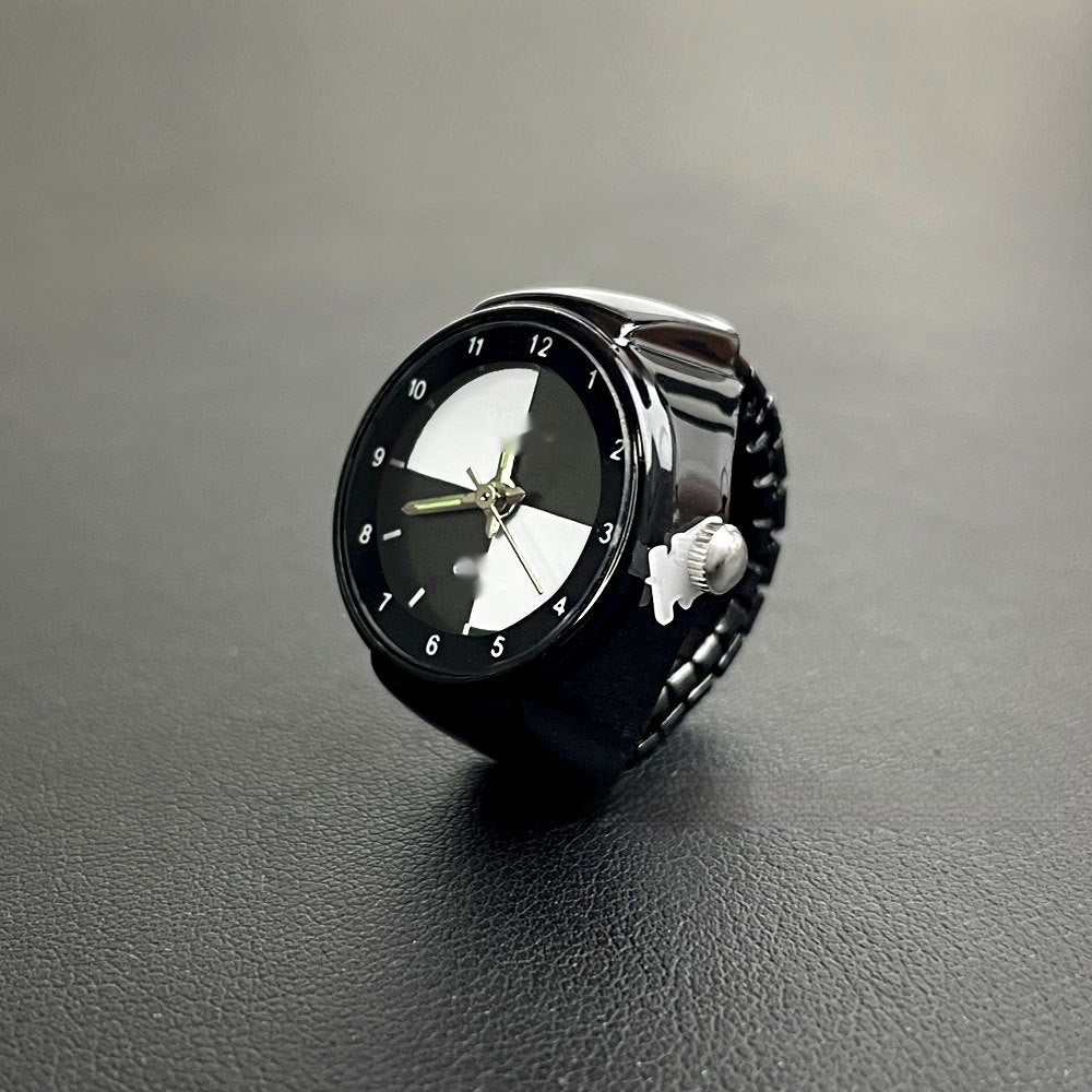 Neue leuchtende minimalistische kreative Ringuhr für Männer und Frauen