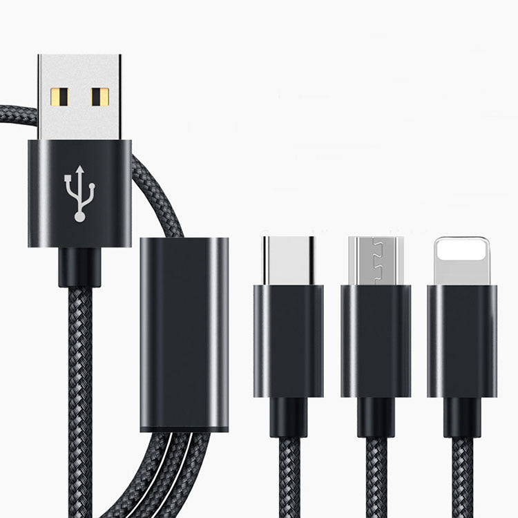 3-in-1-Ladekabel für Mobiltelefone