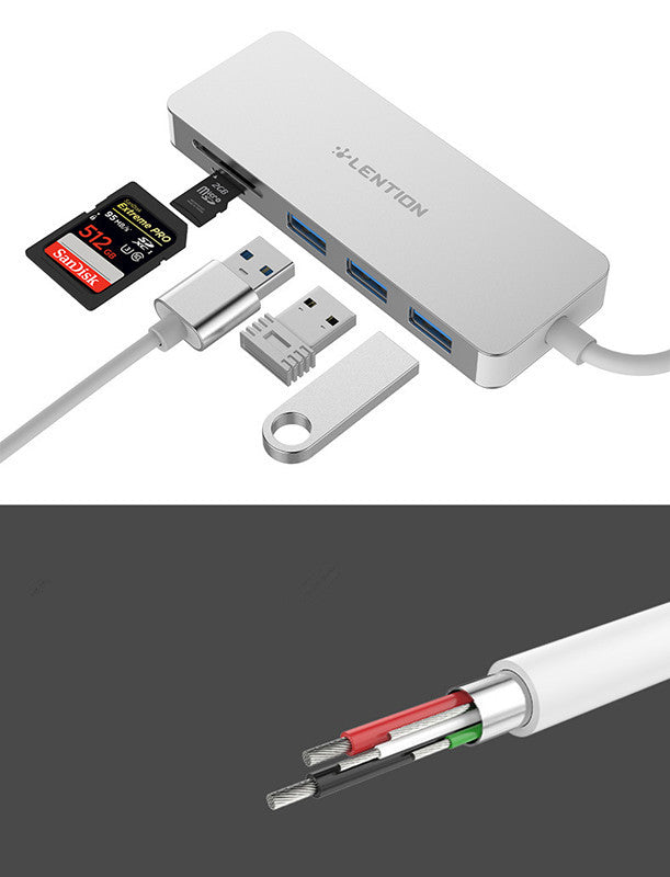 USB3.0 HUB Multifunktionskartenleser