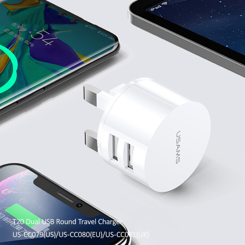 Tragbares universelles Dual-USB-Telefonladegerät