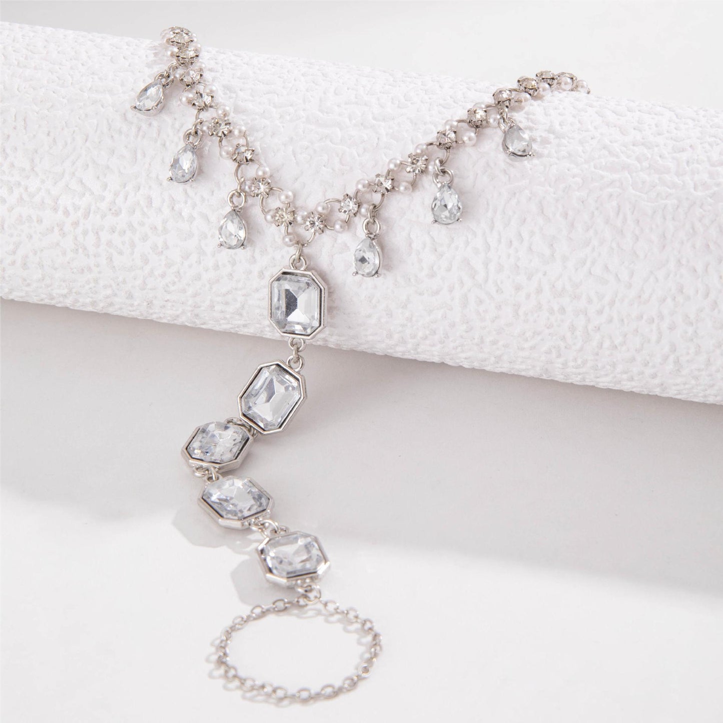 Diamant Quaste Fußkettchen Mode Elegant