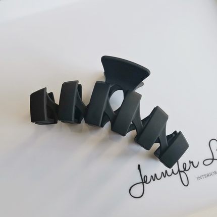 Große, mattierte Haarspange Simplicity Grip für Damen