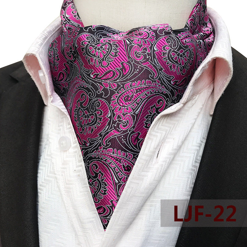 Herrenschal Jacquard Polyester Modisch und warm