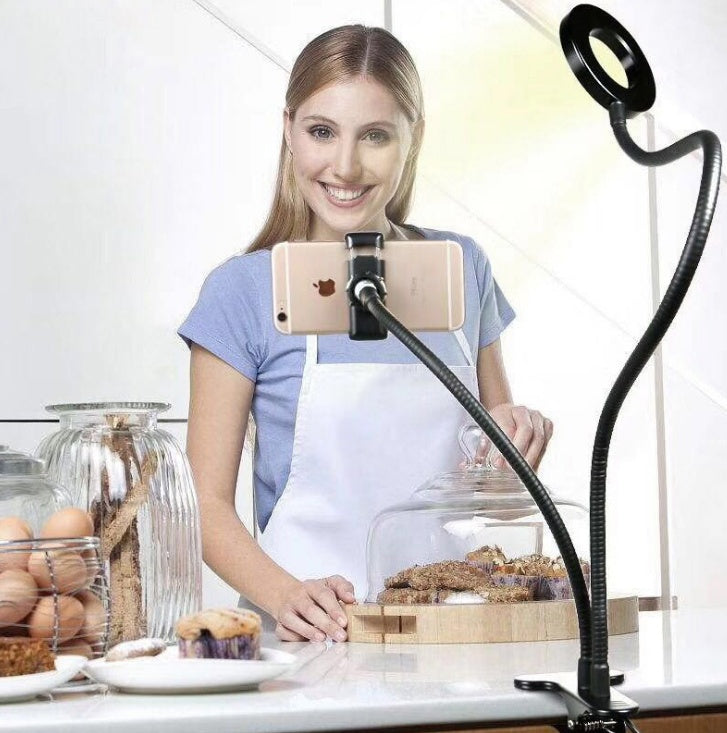 Anker Handy Rahmen Fülllicht Handy Live Support Netzwerk rot Live Anker Fülllicht Halterung
