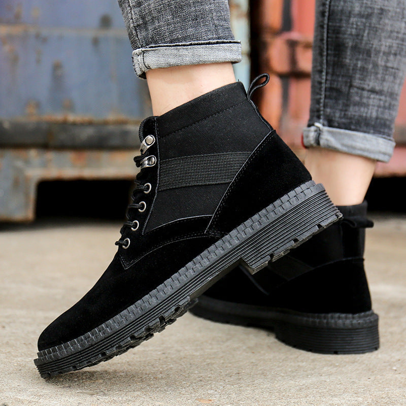 High-top Martin boots
