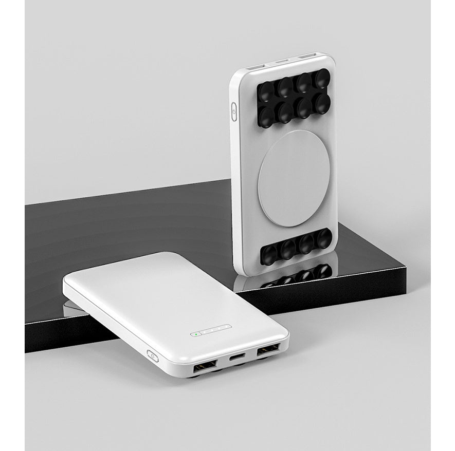 Powerbank zum kabellosen Aufladen von Mobiltelefonen