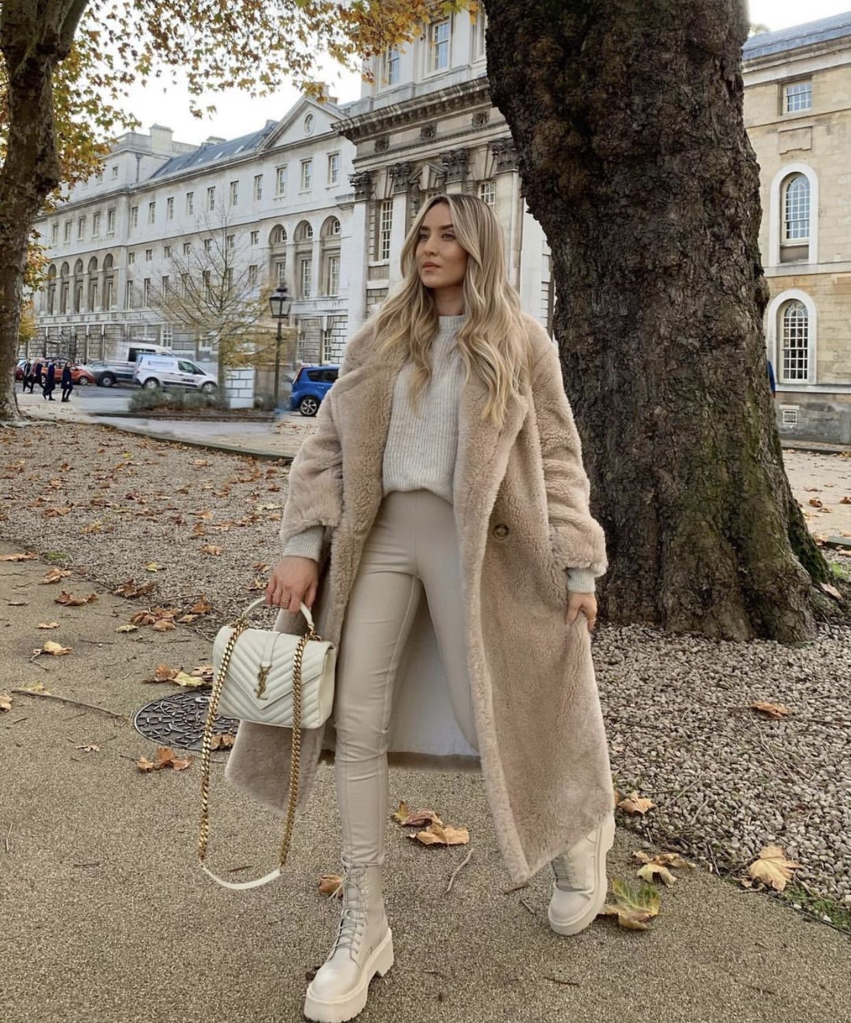 Teddybärmantel Lammfell Warmer, verdickter Plüsch Mittellanger Umweltschutzmantel für Damen