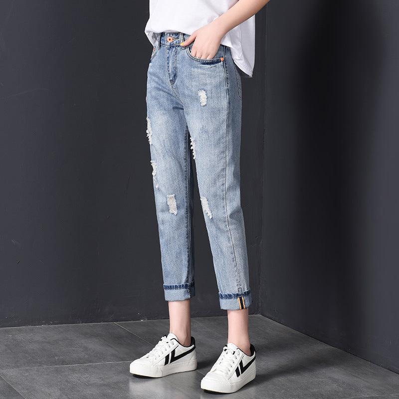 Small Nine-point Harlan Straight Daddy Pants Trend